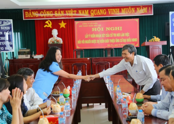 Chi hội Cấp nước Miền Nam thăm tặng quà và hỗ trợ cho Công ty Cổ phần Cấp thoát nước Bến Tre