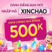 Từ ngày 01/06/2022 đến 31/07/2022, nhập mã “XINCHAO” trên ứng dụng MoMo để nhận trọn gói quà 500.000đ tiện ích gồm thẻ quà thanh toán hoá đơn tiền nước